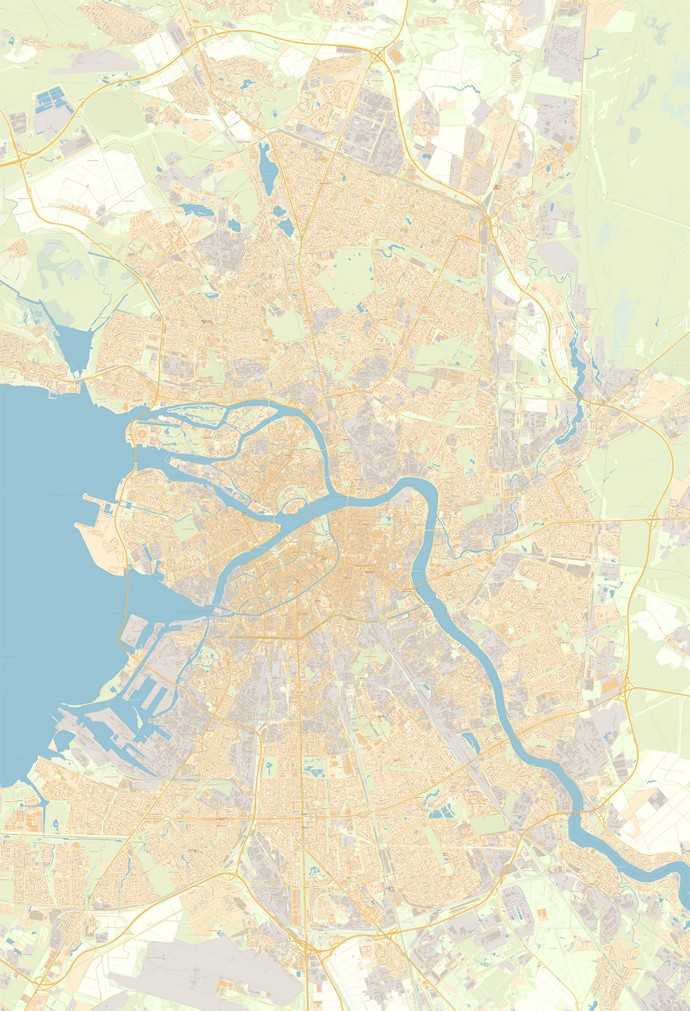 Карты Санкт-Петербурга с номерами домов