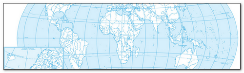 Контурная карта мира [10 класс]