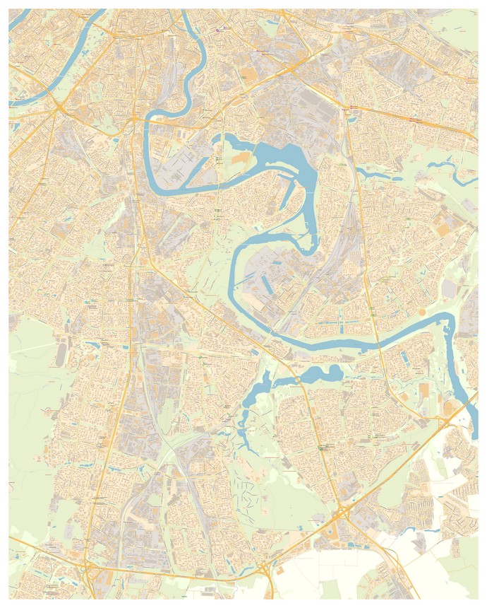 Карта ЮАО для печати А0