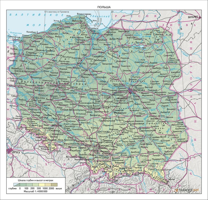 Карты Польши