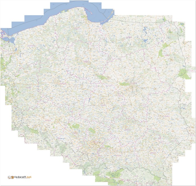 Карты Польши