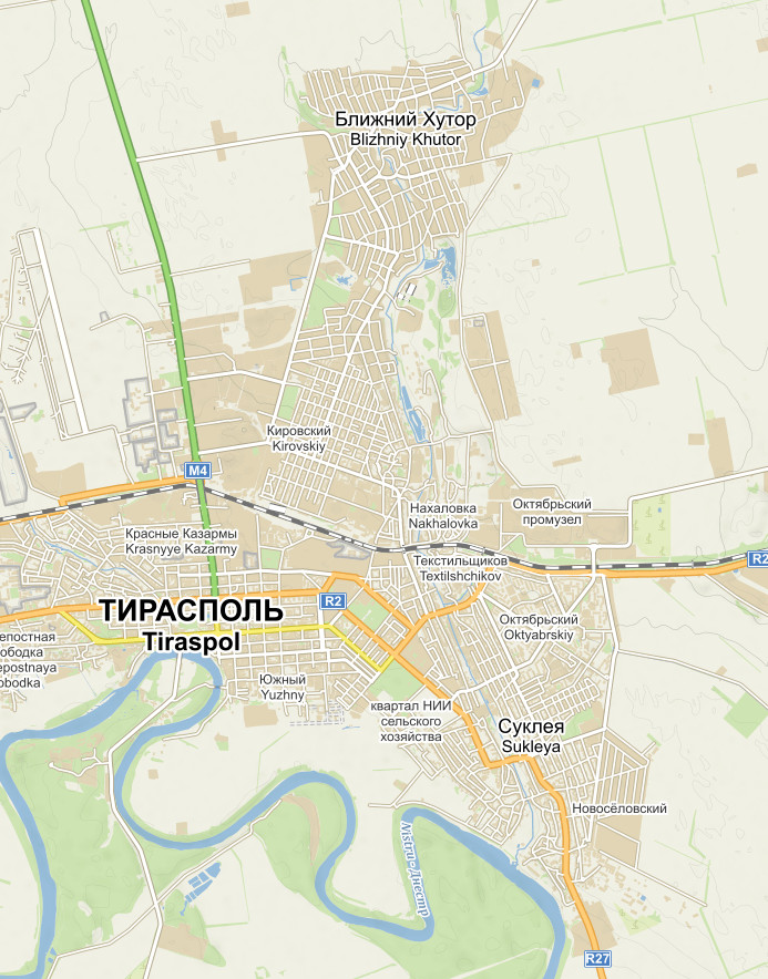 Карты Приднестровья