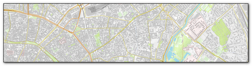 Карта Басманного района Москвы [для печати] [с номерами домов]