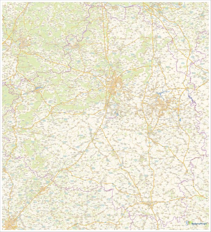 Карты Тульской области