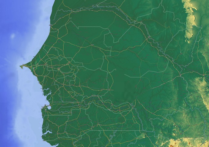 Карты Сенегала
