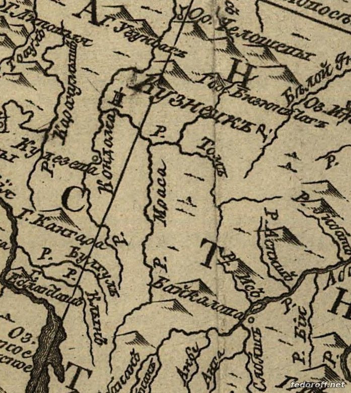 Карта Российской Империи 1786 г.