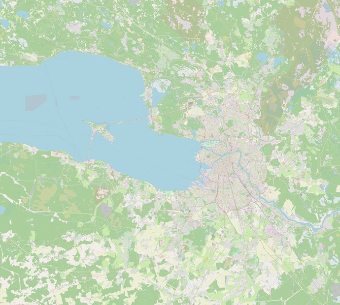 Большая карта ГФЗ Санкт-Петербург