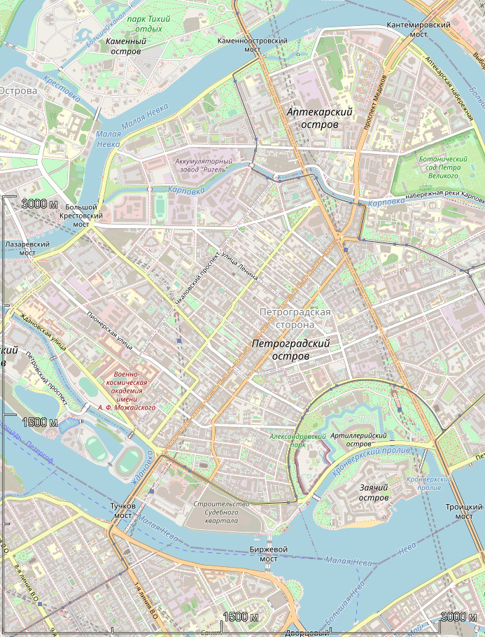 Большая карта ГФЗ Санкт-Петербург