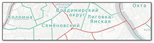 Районы города Санкт-Петербурга