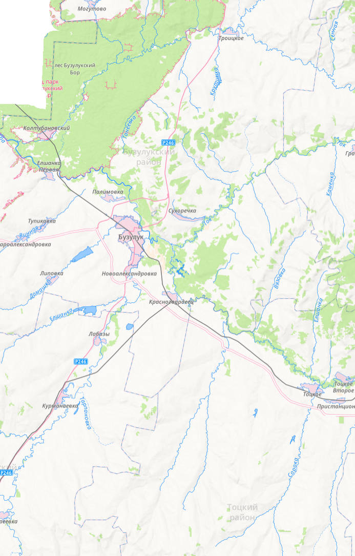 Карты Оренбургской области