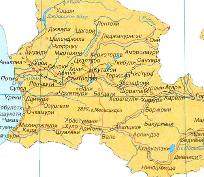 Показать на карте южную осетию. Северная Осетия на карте. Южная Осетия на карте. Северная Осетия и Грузия на карте. Административная карта Южной Осетии.