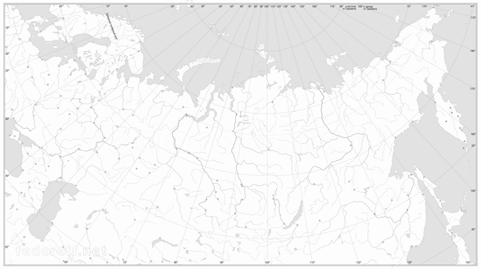 Контурная карта РФ [РФ-КЧБМ]