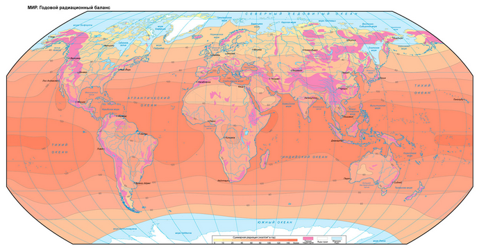 Климатические карты мира