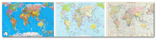 Политические карты мира