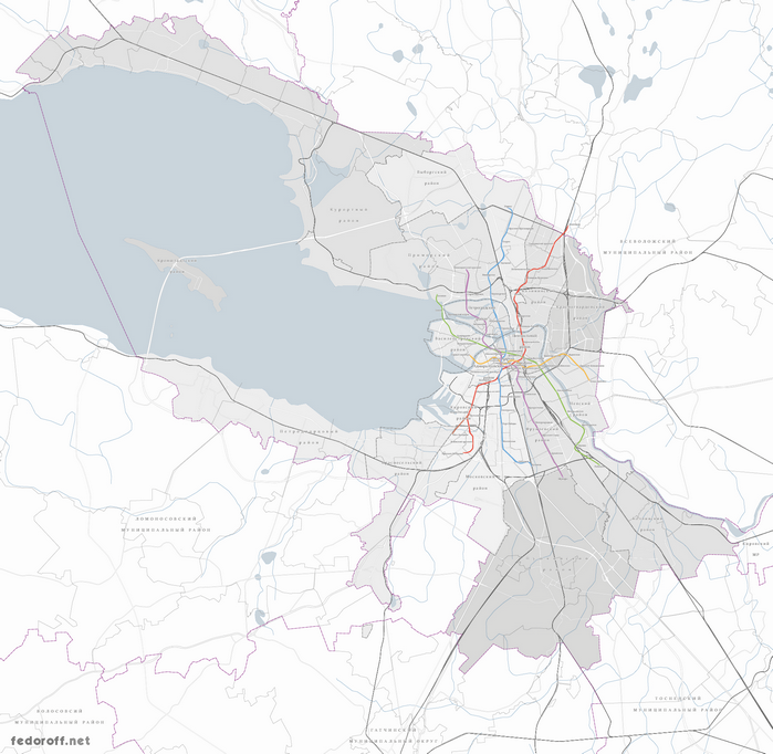 Векторная карта СПБ-АУ