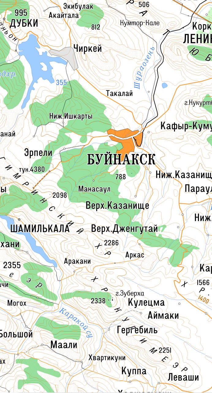 Подборка карт Республики Дагестан на 2024 год для скачивания и печати