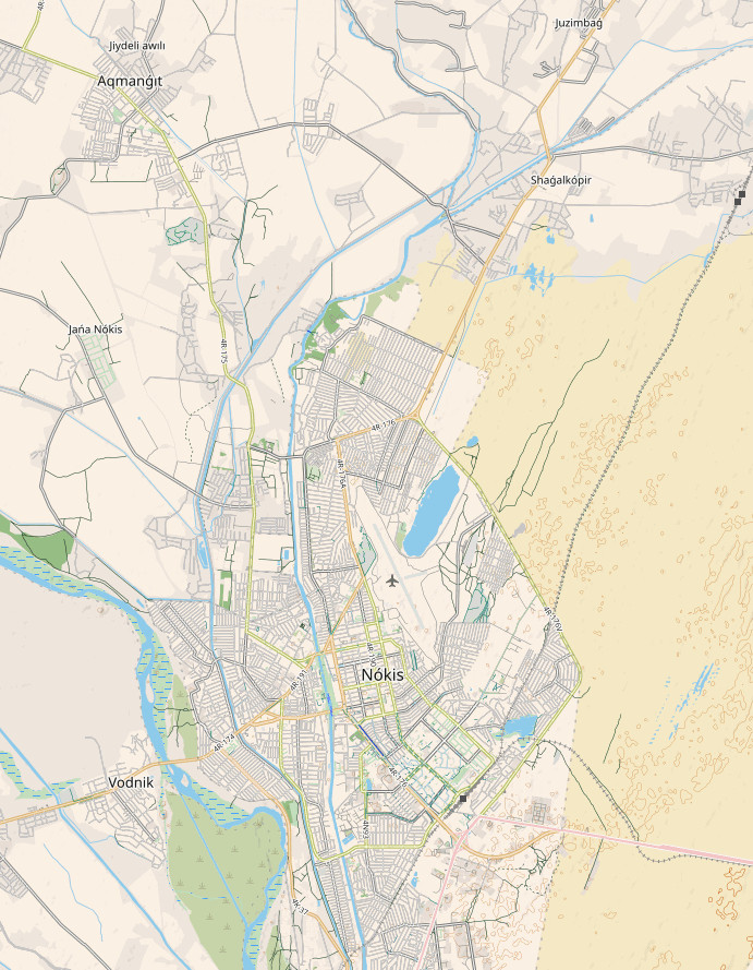 Карты Каракалпакстана