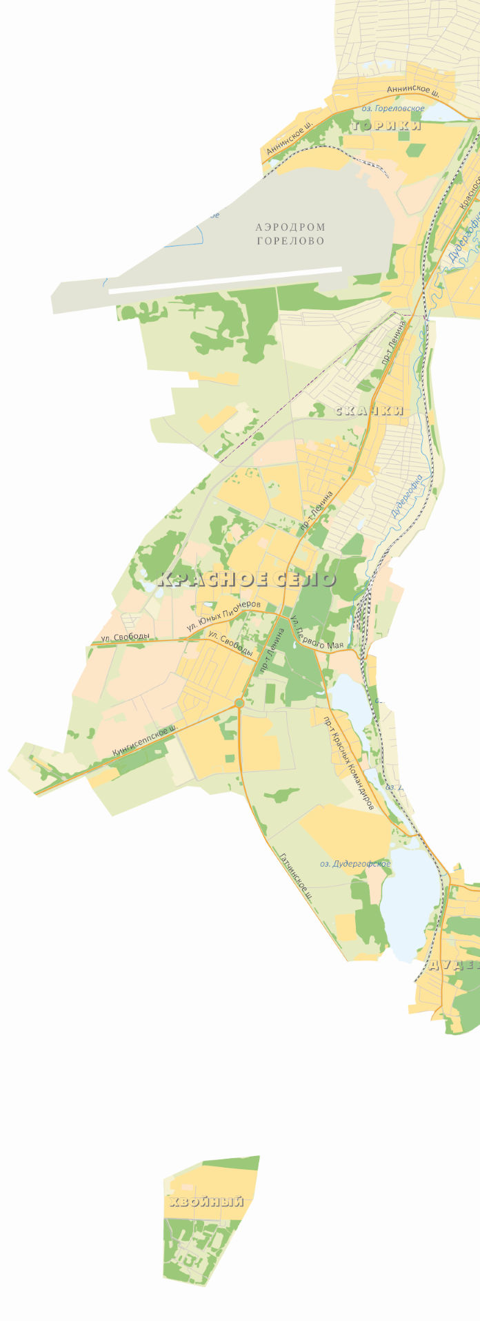 Векторная карта СПБ-УОО