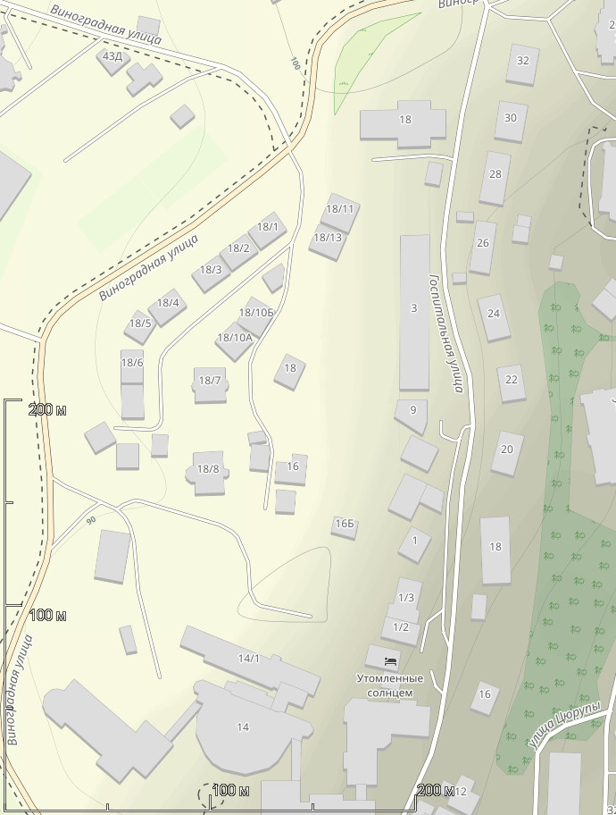 Карта Сочи с улицами и номерами домов