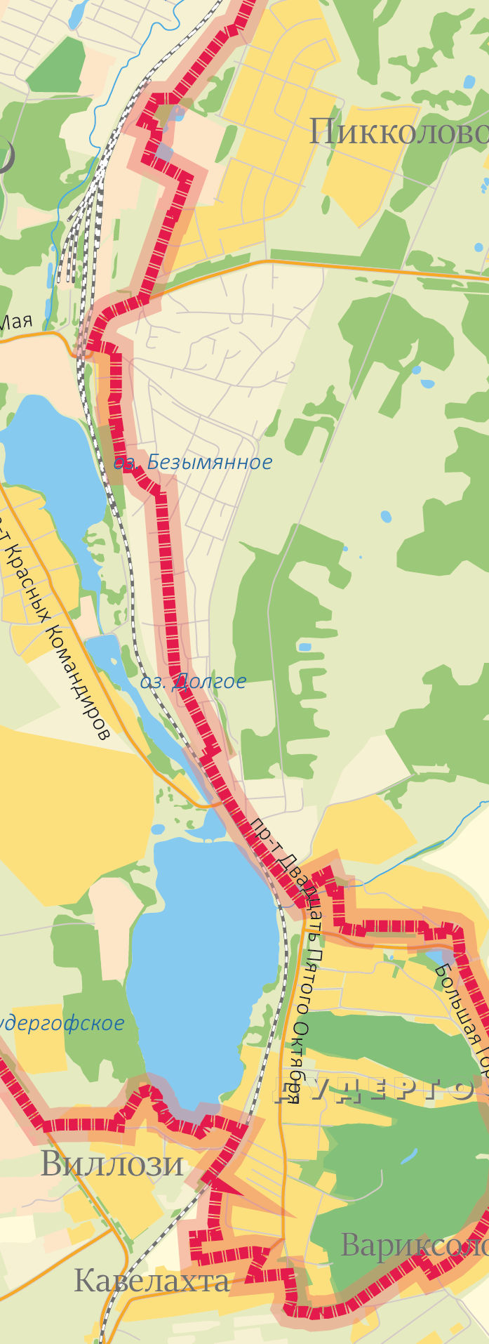 Векторная карта СПБ-УОП