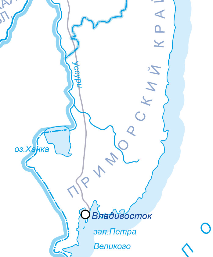 Векторная карта Административно-территориального деления России АТДГК