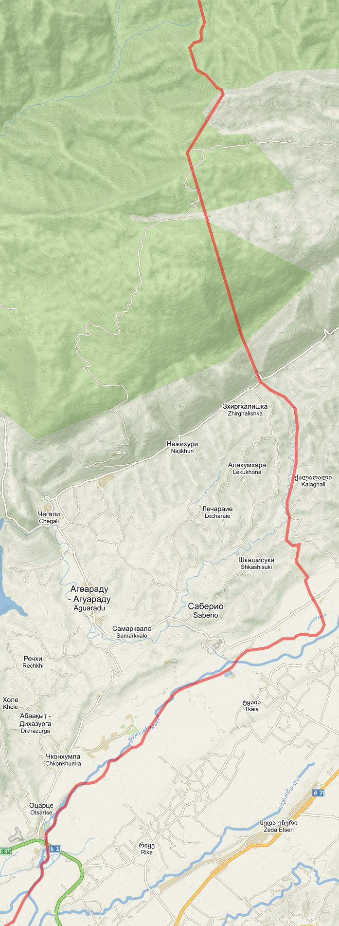 Карта Абхазия-ПГП на 2025 год для скачивания и печати  формат PDF TIF Карта Абхазия-ПГП на 2025 год для скачивания и печати  формат PDF TIF