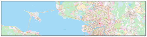 Карта ГФЗ Санкт-Петербурга с улицами