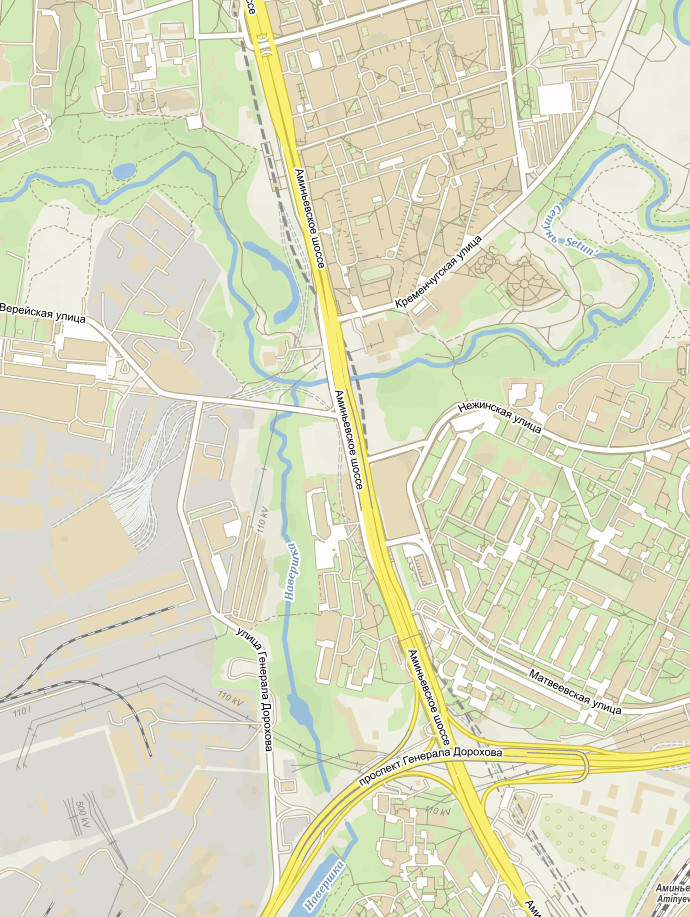 Карта Москвы МКАД