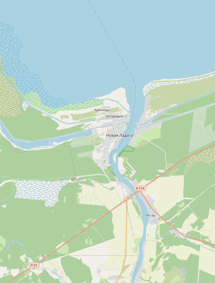 Карта Ленинградской области 2023 года