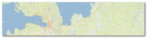 Подробная карта Ленинградской области