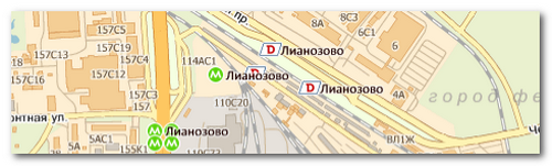 Карта Москвы с номерами домов МКАД 2023