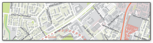 Векторная карта Минска