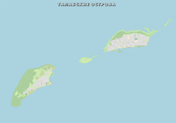 Карты Талабских островов (Псковское озеро)