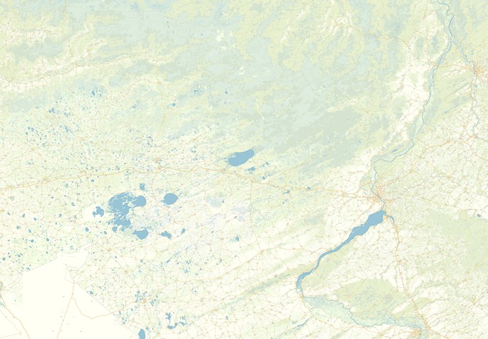 Подробная карта Новосибирской области