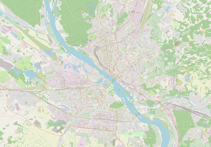 Карты Новосибирска 2024 года