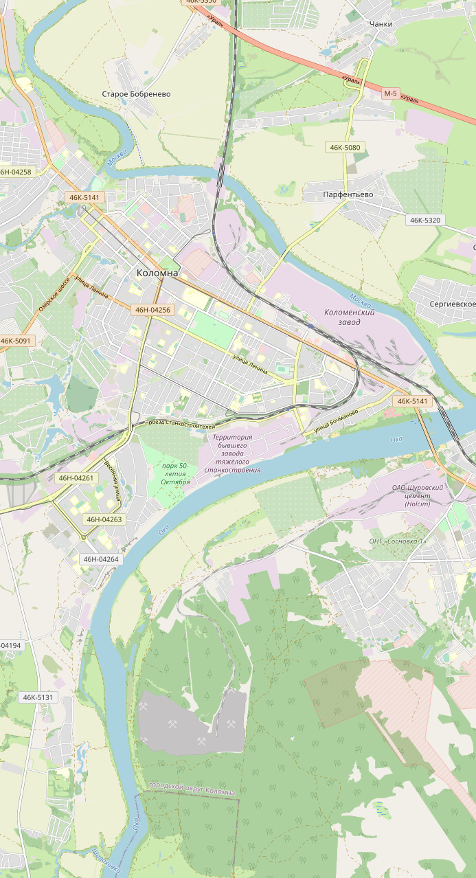 Карта Московской области 2023 года
