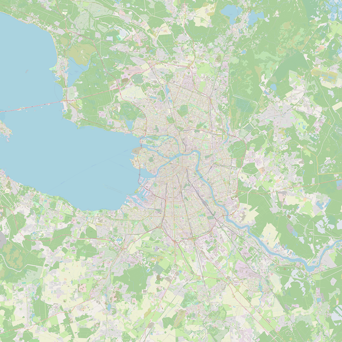 Карта ГФЗ Санкт-Петербург-НМБ