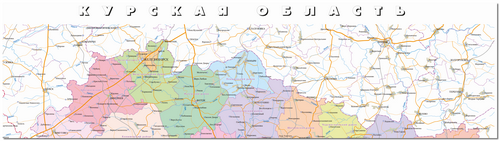 Карты Курской области