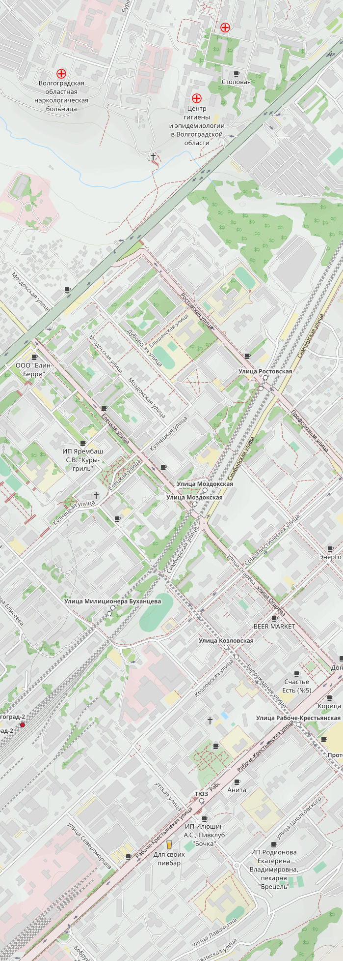 Растровые карты Волгограда для скачивания и печати PDF PNG JPG GeoTIFF