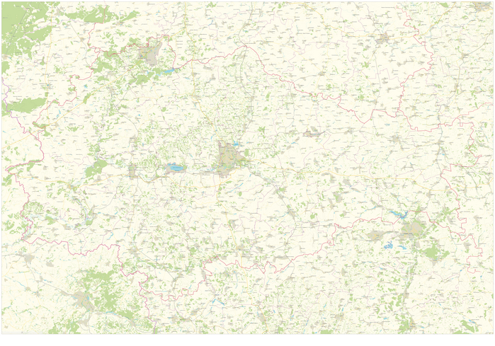 Векторная карта Курская область-ГМЗ