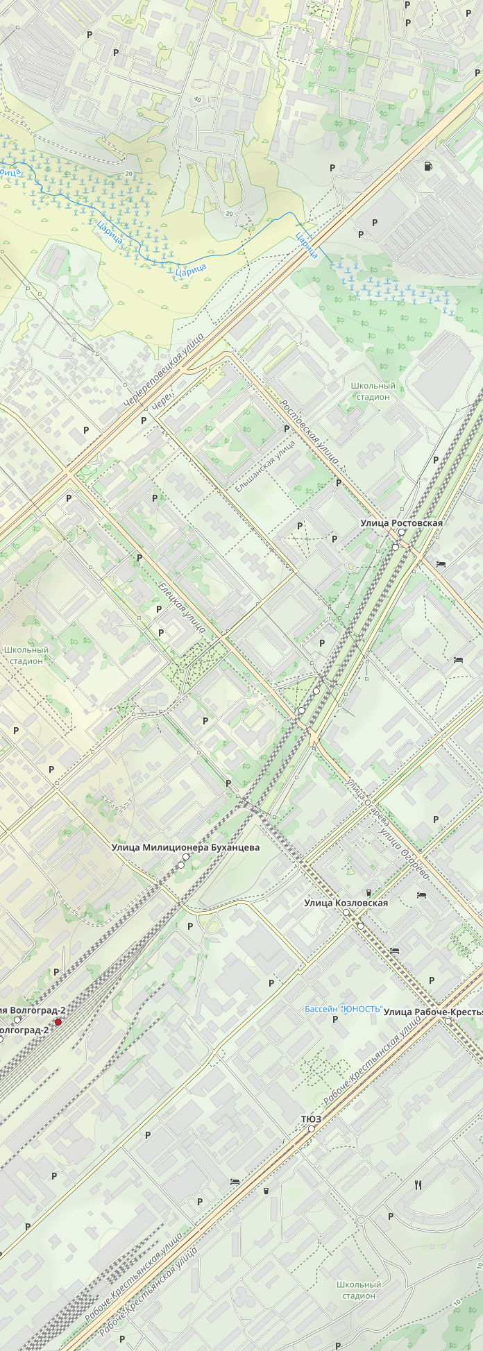 Растровые карты Волгограда для скачивания и печати PDF PNG JPG GeoTIFF