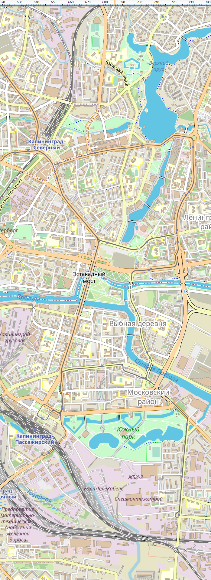 Карта Калининград-ГММП