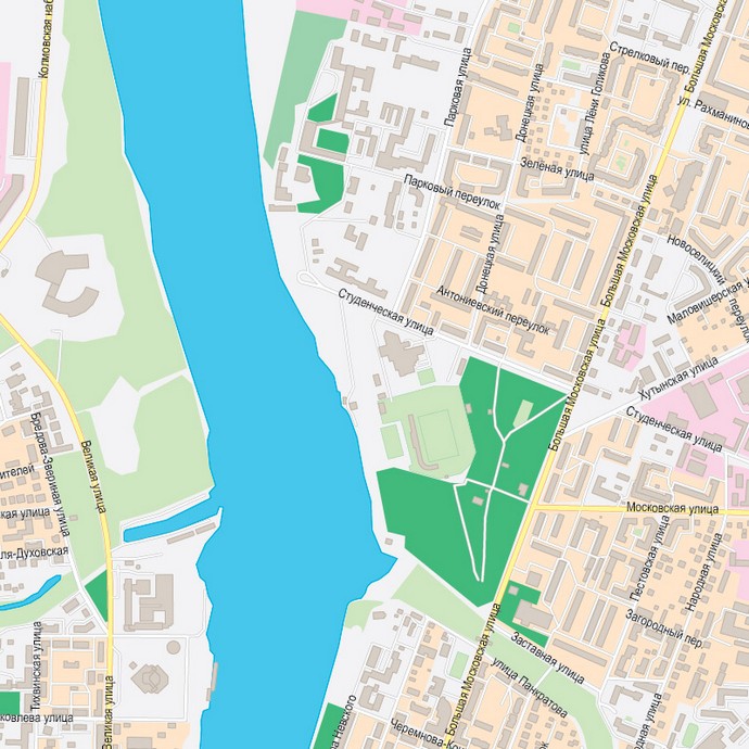 Векторные карты Новгорода для скачивания и печати AI SVG EPS PDF CDR
