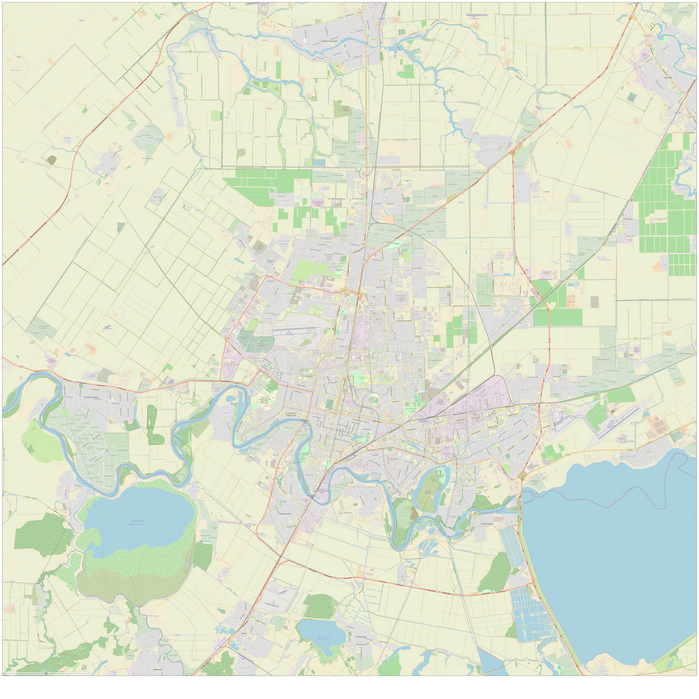 Векторная карта Краснодар-ГМБ