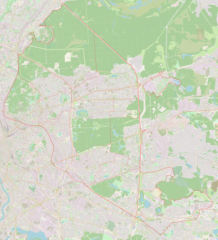 Карты Восточного административного округа Москвы (ВАО)