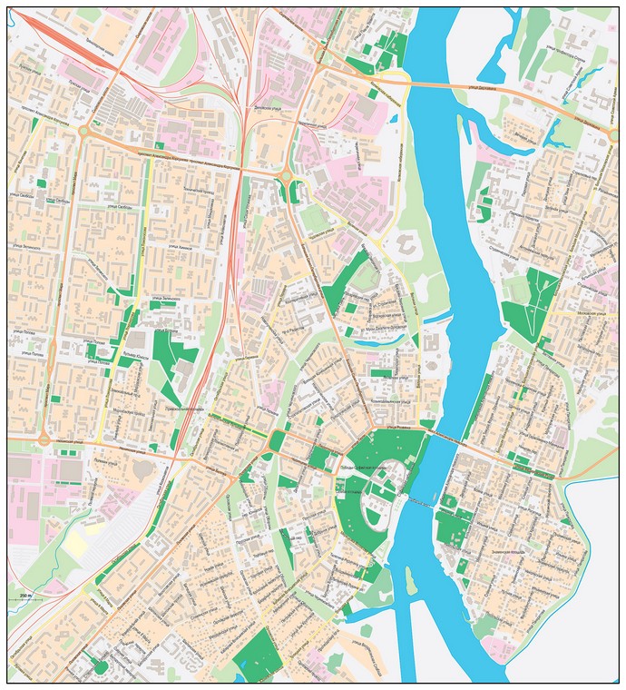 Векторные карты Новгорода для скачивания и печати AI SVG EPS PDF CDR
