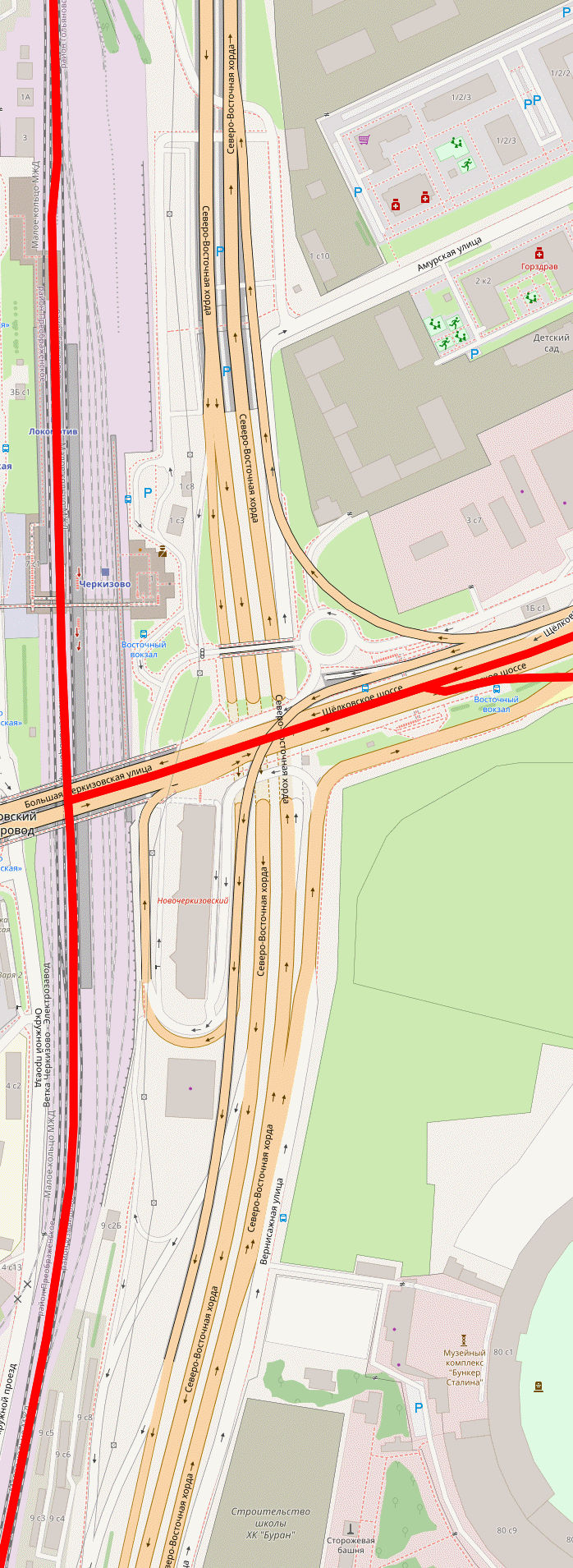 Карты Восточного административного округа Москвы (ВАО)