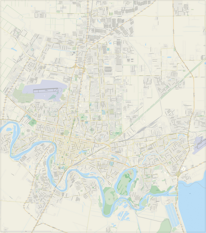 Векторная карта Краснодар-ГМУ