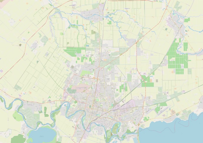 Карта Краснодара А0