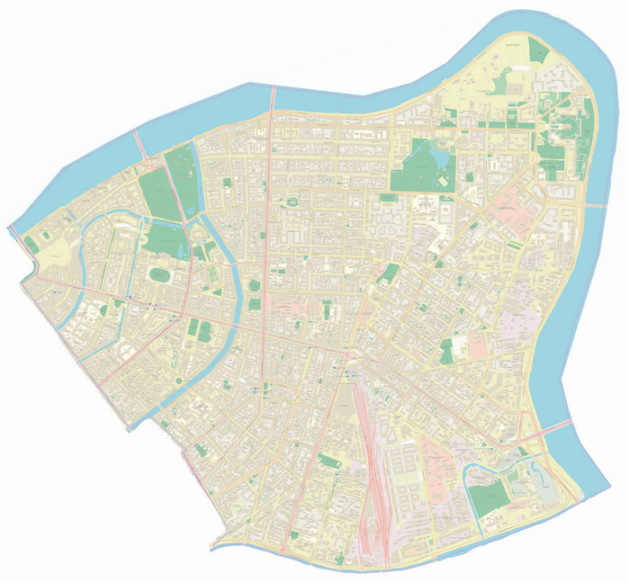 Векторная карта Центральный район-ШБО